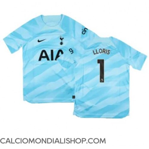 Maglie da calcio Tottenham Hotspur Hugo Lloris #1 Portiere Prima Maglia Bambino 2023-24 Manica Corta (+ Pantaloni corti)